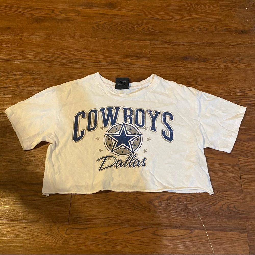 Cowboys NFL crop top